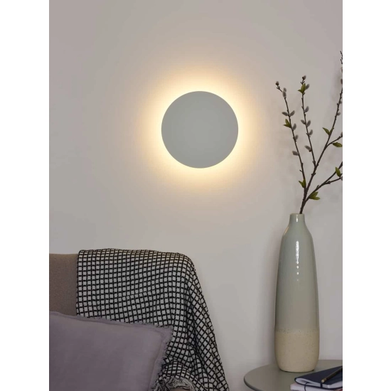 Kinkiet EKLYPS Ø 25 cm LED 1x8W 3000K biały 46201/08/31 Lucide - zdjęcie dodatkowe 2